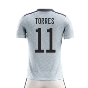 Seconda Maglia Spagna Mondiali 2022 Fernando Torres 11